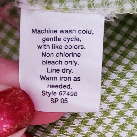 💐💐J.Crew Crop Plaid Pink Flamingo Crop Top. Size 4. - Picture 6 of 10